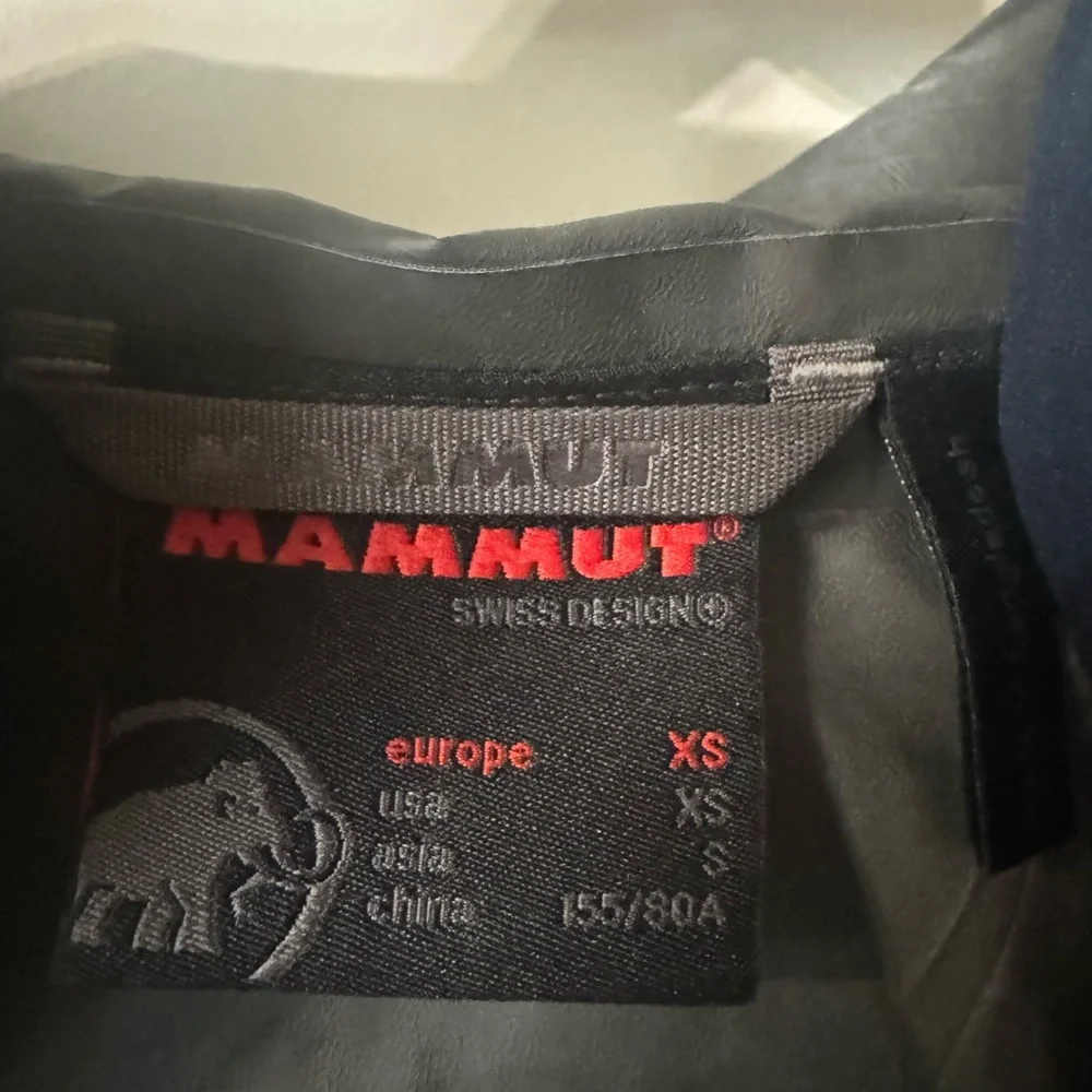 Blue Mammut Rain jacket, size: XS - Picture 3 of 4